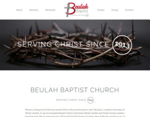 Beulah Baptist Church Website Redesign